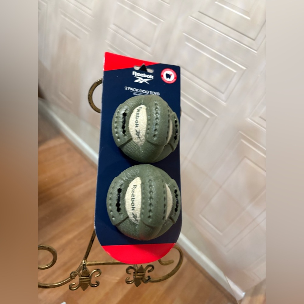 Reebok Gray Dog Toys - 2 Pack